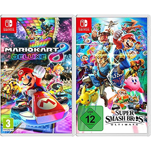 Mario Kart 8 Deluxe [Nintendo Switch] (Französische Version) & Super Smash Bros. Ultimate - [Nintendo Switch]