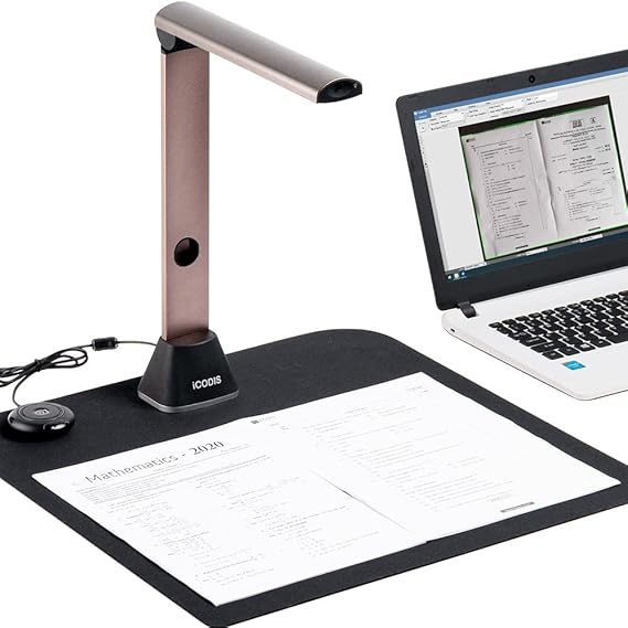 iCODIS Document Camera & Book Scanner 15MP High Definition Portable