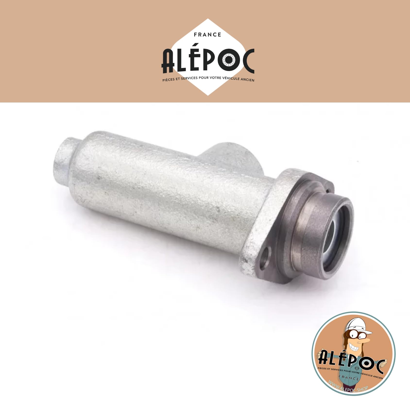Alépoc - Maître cylindre de frein Ø25.4mm compatible Peugeot 202, 203, 403U, 404, 404U - Conforme à l'origine OE 460182 et 460111 - Pièce auto fiable pour système de freinage de véhicule ancien.