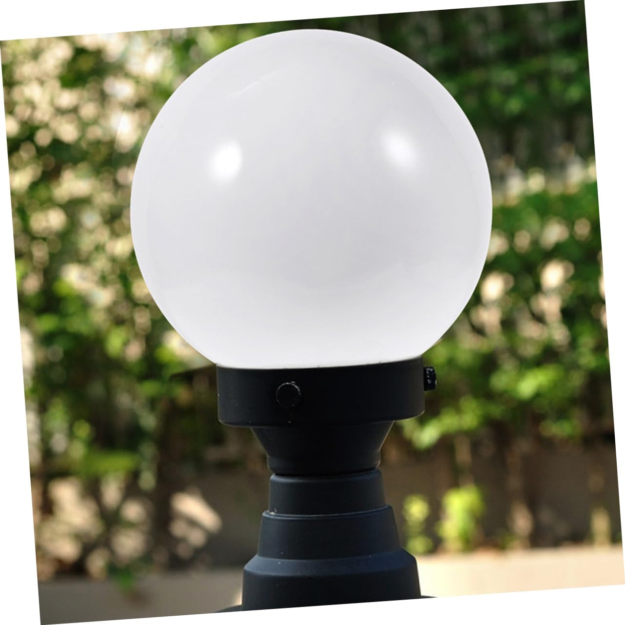 Cabilock 2PCS Acrylic Spherical Lamp Shade Replacement Outdoor Globe Light Covers for Wall Fixtures Waterproof and Sturdy Design for Garden and Patio Lighting