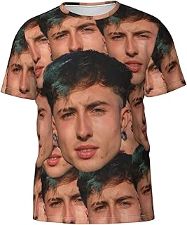 Herren personalisiertes T-Shirt Foto gedruckt benutzerdefinierte Tee Rundhalsausschnitt gedruckt Kurze Ärmel - Customized Gifts