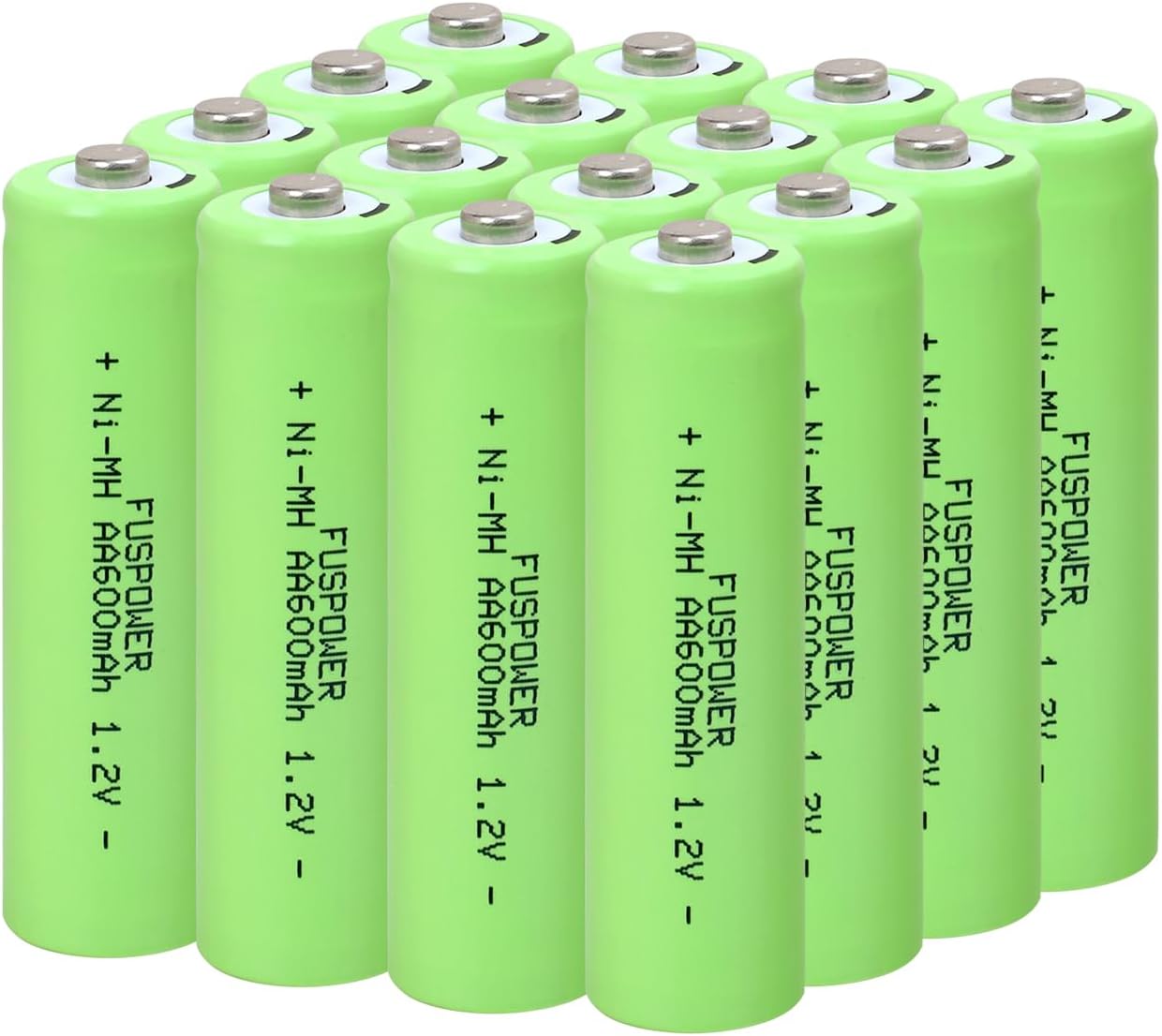 Rechargeable AA NiMH Batteries Solar Light Double A Battery 600mAh 1.2V