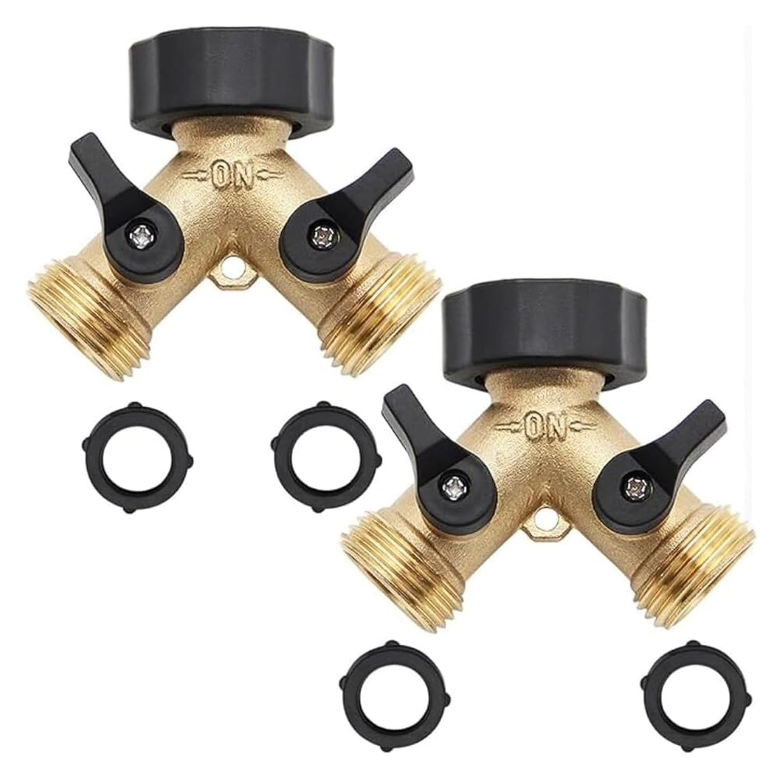 Cbkrgfpdou One Color Brass Hose Y Connector