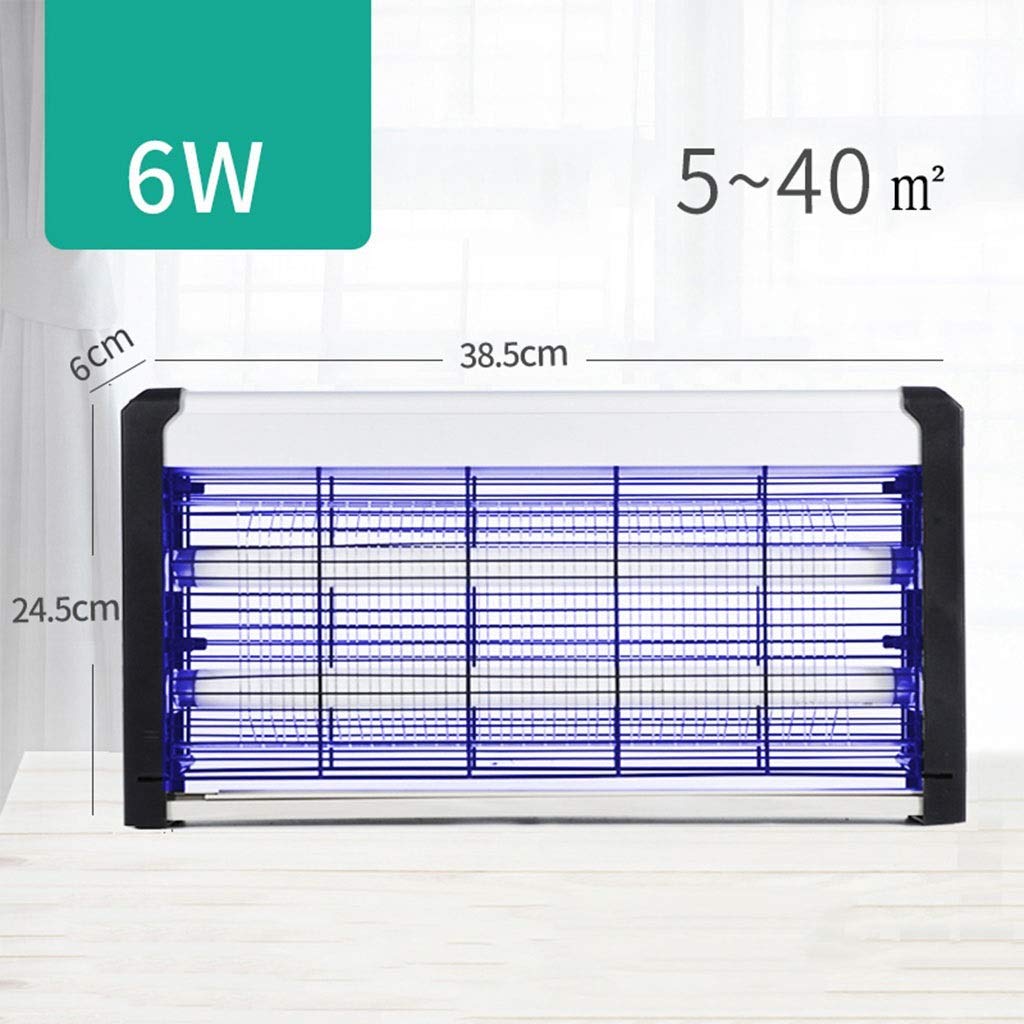 Mückenfalle, Mückenvernichter, Insektenvernichter, elektrische Mückenlampe, stumm, nur für den Innenbereich, sicher, ohne Strahlung, 2/4/6/8 W, LED-Mückenvernichtungslampe (6 W)