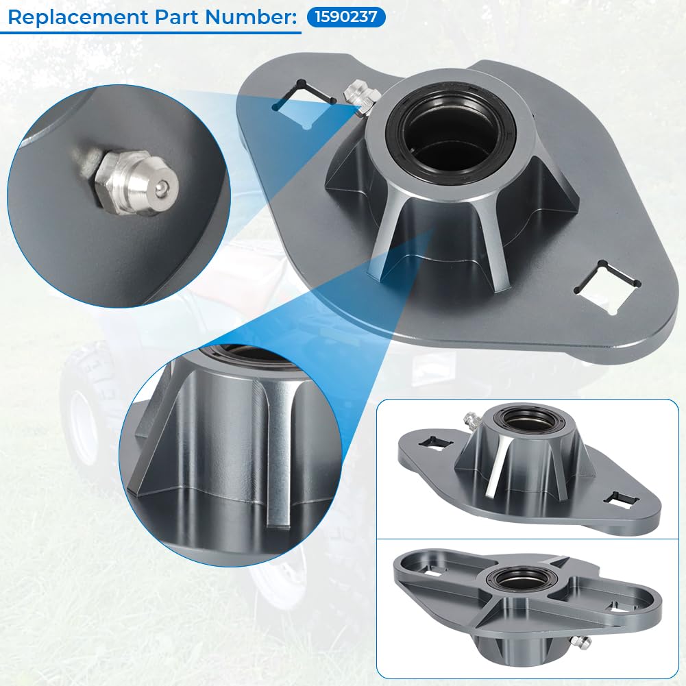 AUTOVIC Output Shaft Bearing Assembly Aluminum for Polaris Big Boss Magnum Scrambler Sport Sportsman Trail Blazer Trail Boss Xplorer Xpress 1993-1999 Replacement 1590237