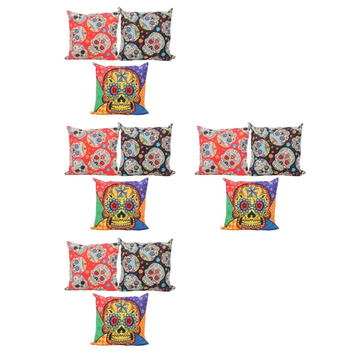 Taie d'oreiller et housse de coussin de décoration intérieure pour fête d'Halloween