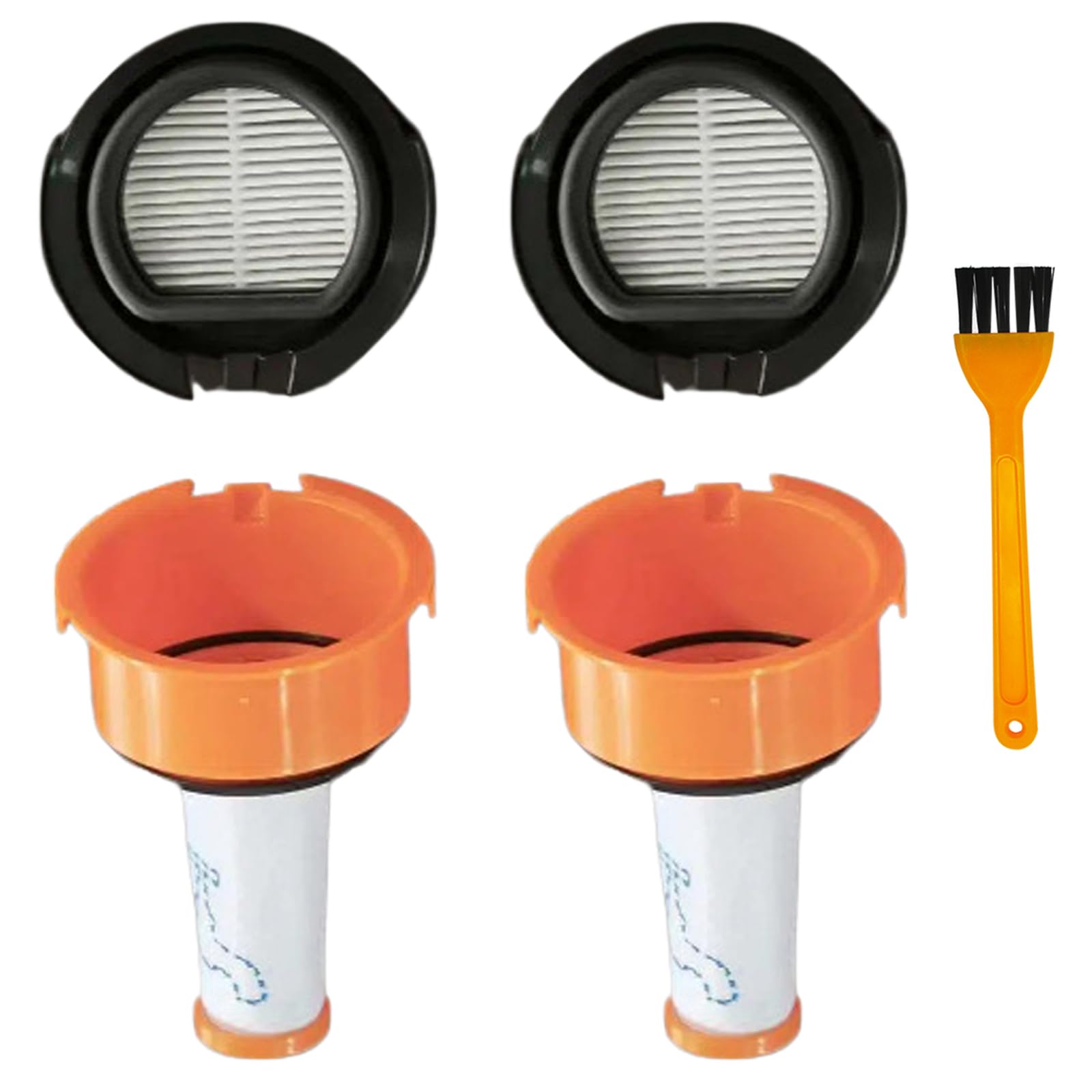 ZR009020 Filtri di Ricambio per Rowenta X-Pert 5.80/ X-Force 8.80 Kit Accessori Aspirapolvere Cordless 2 Filtri Anteriori 2 Filtri Posteriori 1 Spazzola Pulizia