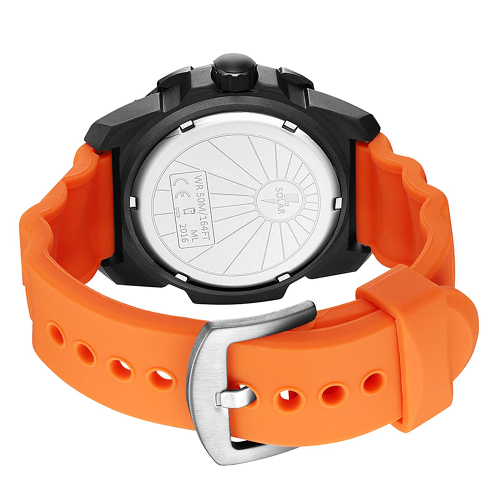 Montres Sportives à étanchéité Numérique à L'énergie Solaire pour Hommes Montres Extérieures 50m 50m avec Une Fonction Lumineuse pour Les Hommes