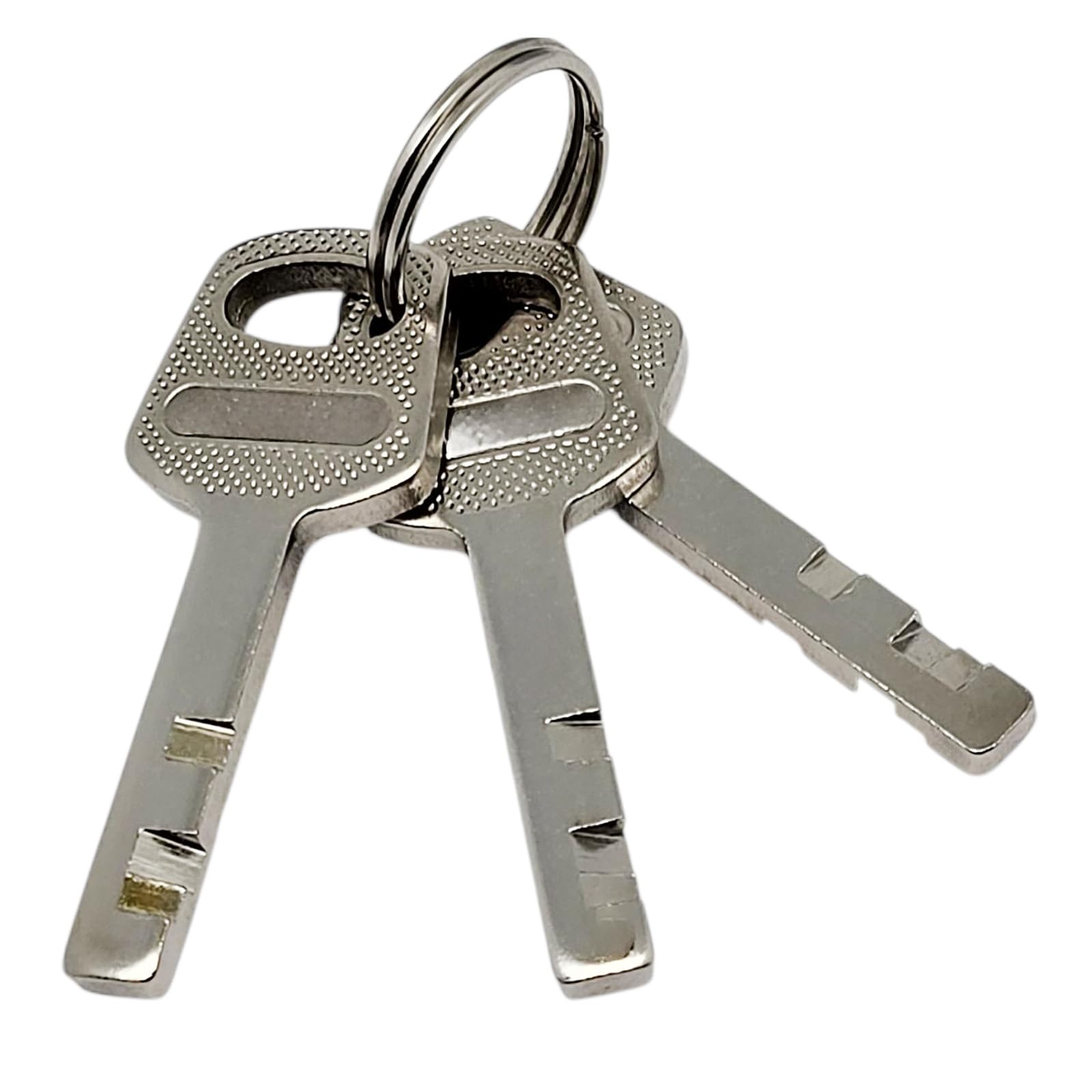 FAST WORLD SHOPPING - Lucchetto Corazzato Antiscasso 75 mm in Acciaio con 3 Chiavi – Lucchetto Alta Sicurezza per Moto, Cancello, Serranda e Garage – Catenaccio Blindato con Grillo 10 mm
