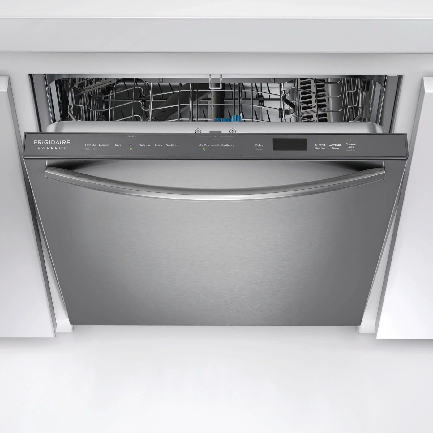 Frigidaire GDSH4715A Gallery 24 Inch Wide 14 Place Setting Built-In Top Control Dishwasher with 5 Wash Cycles and MaxBoost Dry™ - Stainless Steel