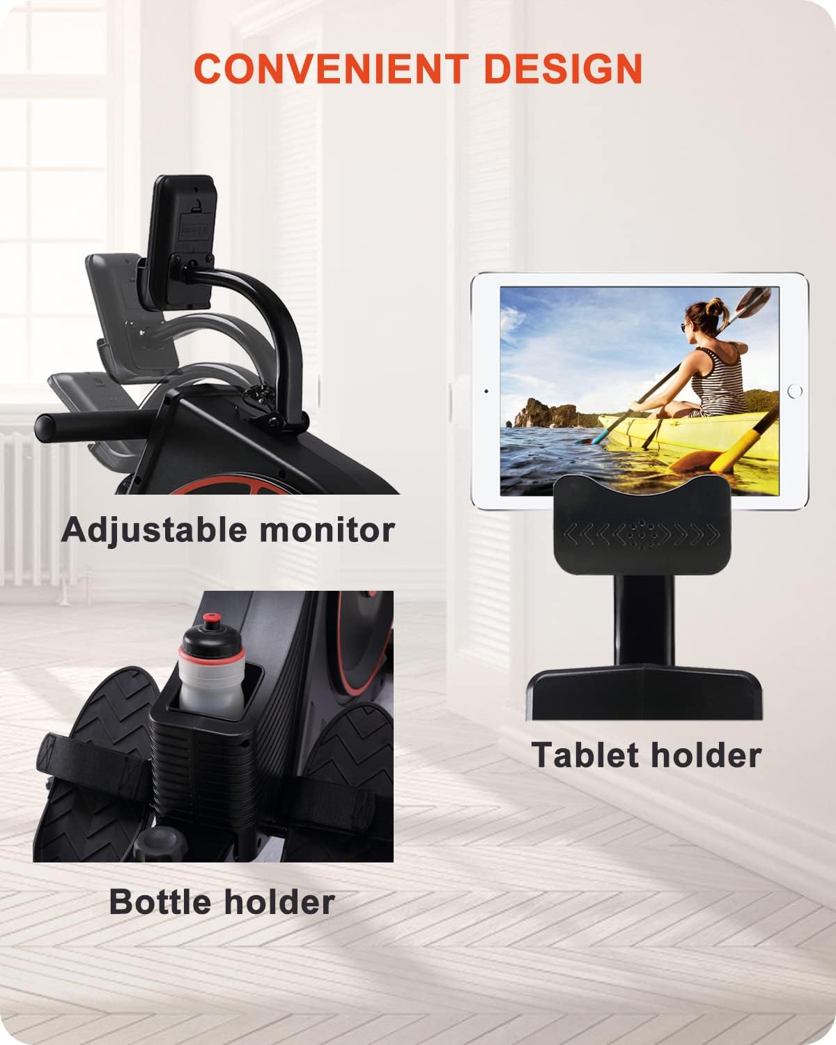 ایگرد | قیمت و خرید ECHANFIT Magnetic Rower Rowing Machine for Home Use ...