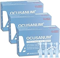 Vista 1 de Ocusanum - Gotas para ojos secos de un solo uso Gotas lubricantes para lentes de contacto Gotas para los ojos sin conservantes Gotas oculares