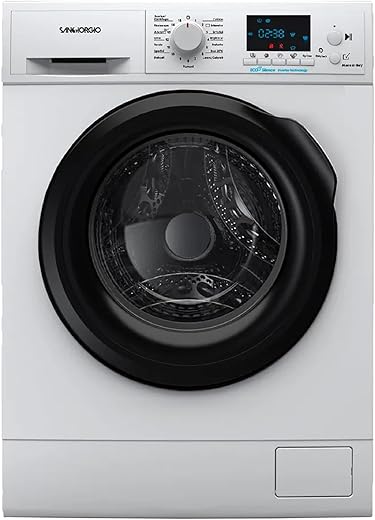 SAN GIORGIO FS714DI9 - Lavatrice carica frontale, 7 kg, 1400 giri, Slim...