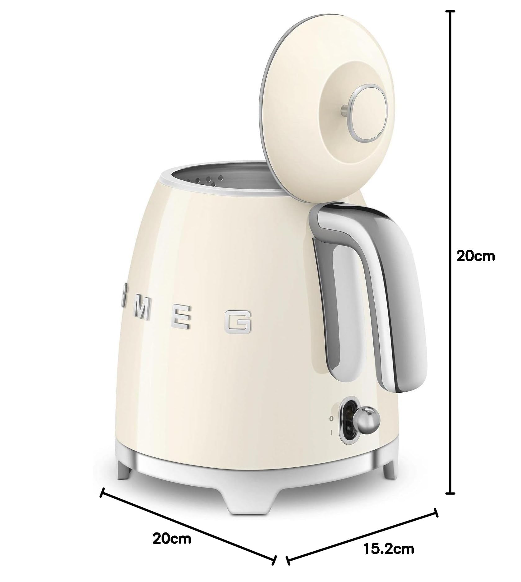 Smeg KLF05CREU Electric Kettle 0.8L 1400W Beige
