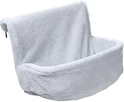 Cama Interna para Gato para Radiador com Poleiro de Janela E Rede, cinza