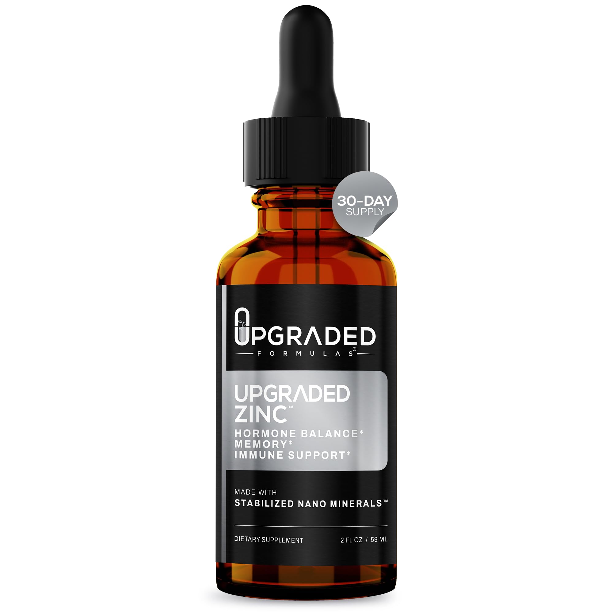 Upgraded Formulas Liquid Zinc with Liquid Nano Minerals, 2 Fluid Ounces