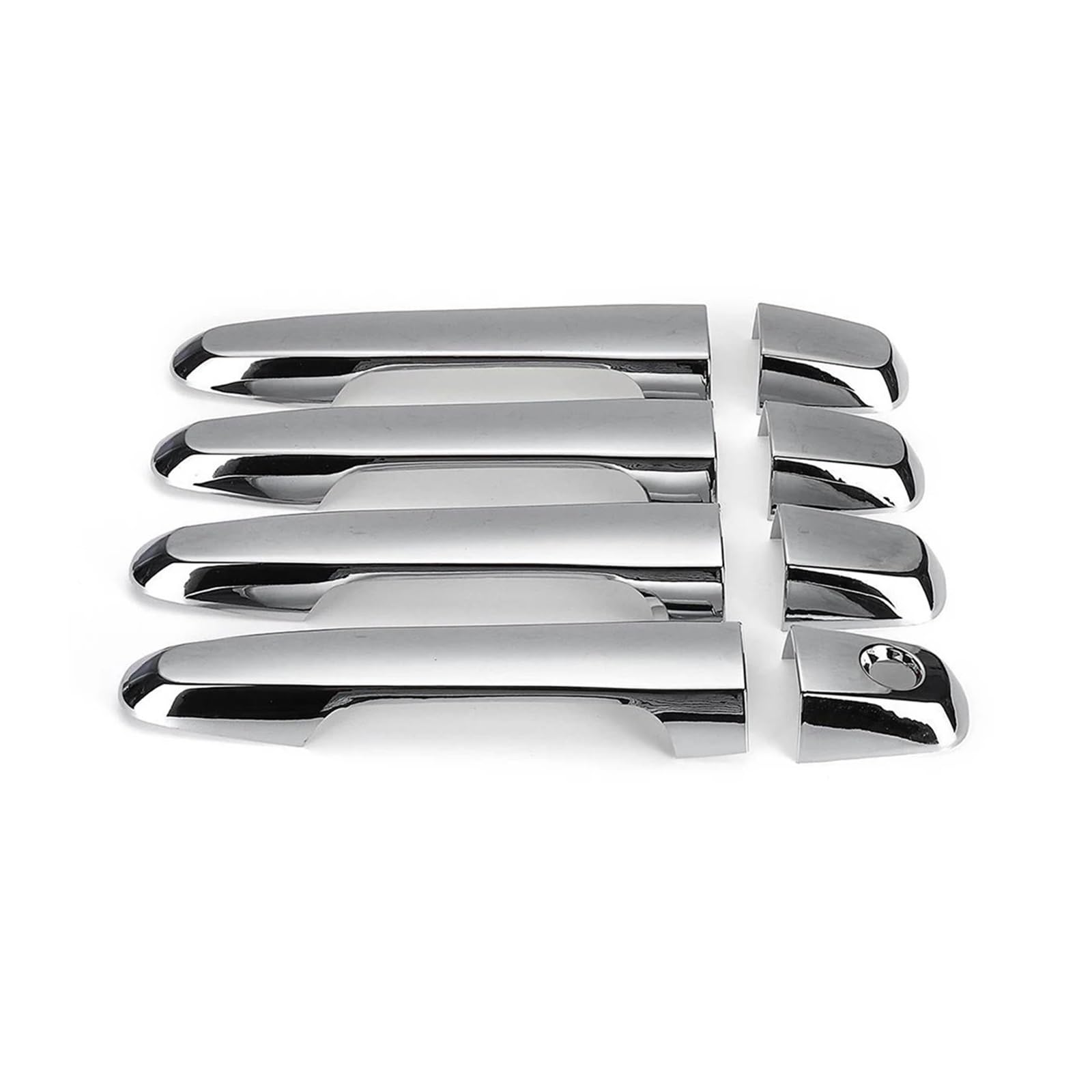 EVEKHAHHRB Exterior Door Handle 1Set for Triton L200 ML MN MQ 2005 2006-2017 Exterior Door Handle Cover Trim Outer Door Handle(Chrome)