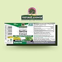 Vista 2 de Nature's Answer Extracto de hoja de ortiga de 1 onza Suplemento de próstata Suplemento concentrado de hierbas de hoja de ortiga verde oscuro
