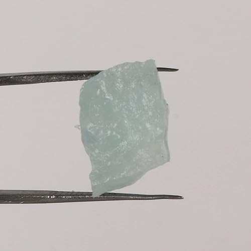 Miniatura 3 de GEMHUB 17.9 CT - Piedra preciosa suelta de energía natural áspera cielo aguamarina certificada sin cortar aguamarina áspera, aguamarina curativa