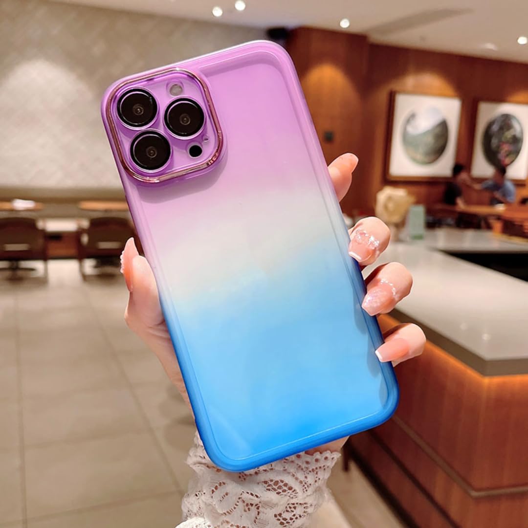 Coque TPU souple dégradé iPhone 16 Pro Max avec film arrière antichoc - 7