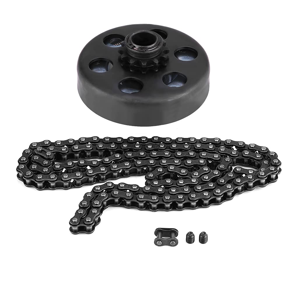 Premium Zentrifugalkupplung 3/4" Bohrung 12 Zähne für #35 Kette, Go-Kart & Minibike, Ersatzteil aus Eisen mit Schraubenset