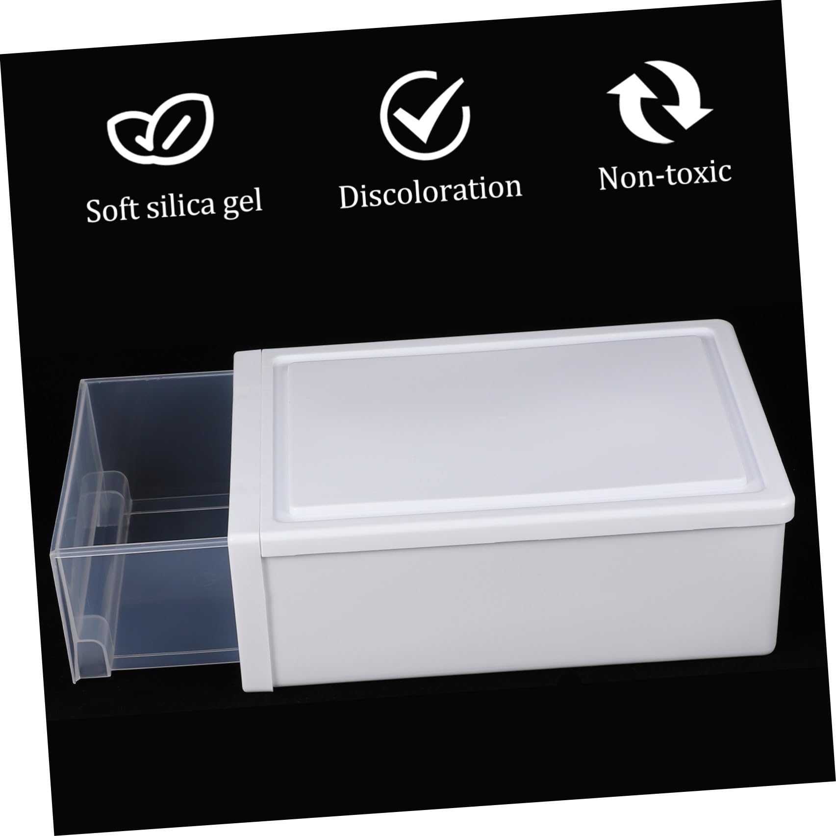 2 pezzi Scatole Organizer Trasparenti in Plastica Contenitori per Scarpe e Vestiti Organizer Armadio Compatto e Ventilato Facili da Pulire e Impilabili