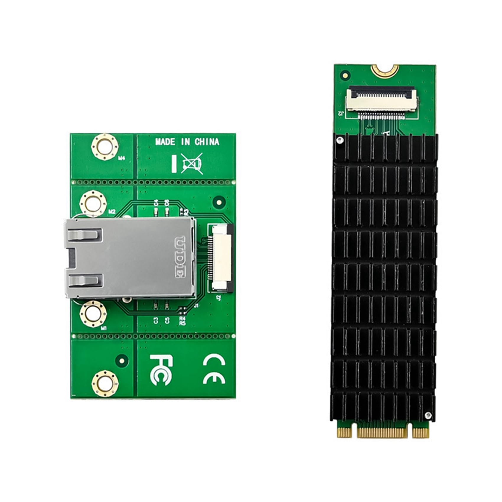 Amazon | Bureau 2X M.2 B+M シングルポート 10GbE ネットワークカード