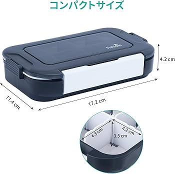 Amazon.co.jp: Fullicon 「VitaSeal 8」 ピルケース 大容量 1週間 薬