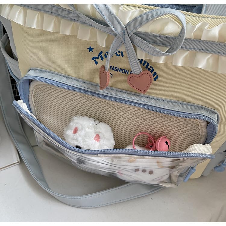 Bolso Ita Kawaii - Bolso tote para mostrar pins, bolso cruzado estético Y2K, bolso mensajero para hombro y mano miniatura 5