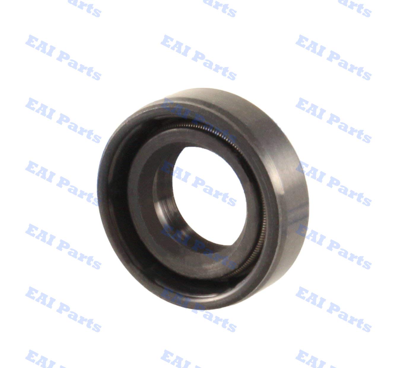 EAI Oil Seal 10mm X 18mm X 5mm (5 PCS) TC Double Lip w/Spring. Metal Case w/Nitrile Rubber Coating