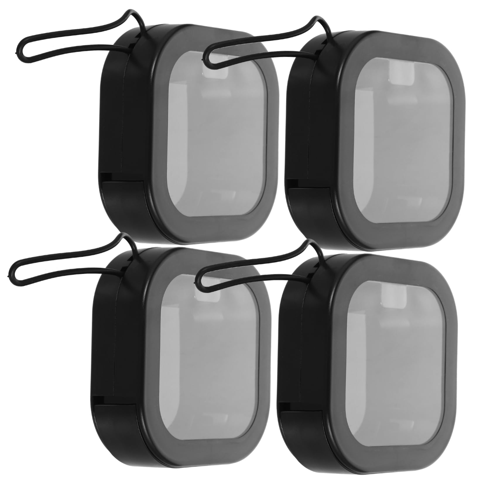 IMIKEYA 8 Stück Tragbare Schmuckschatulle Tragbarer Schmuckhalter Haargummi Halter Haar Accessoire Halter Tragbare Aufbewahrung Organizer Haargummi Organizer Reise Haarspangen