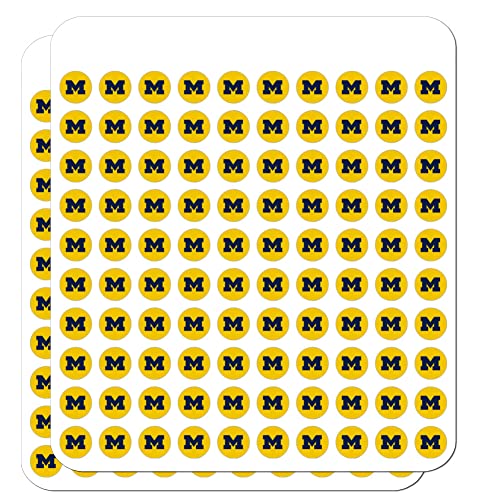 University of Michigan Secondary Logo Planner Calendar Scrapbooking Crafting Stickers
