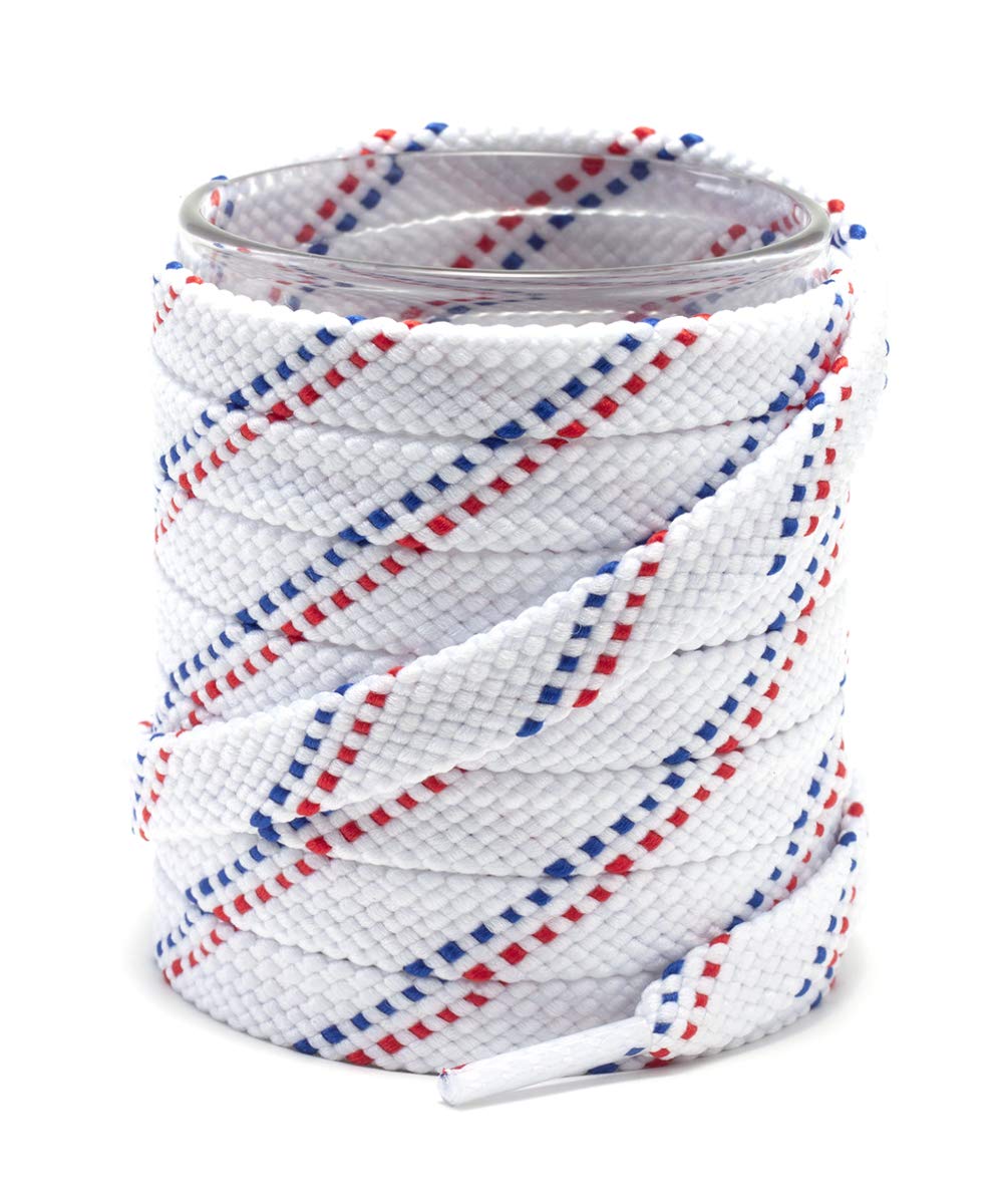 Shoemate Stylish Thick Flat 5/16" Shoe Laces for Sneakers and Athletic Shoes, Shoe Strings