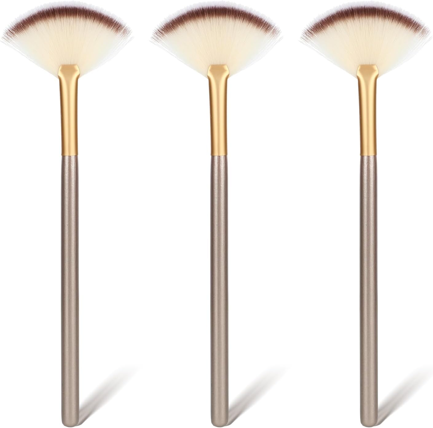 6 Pcs Fan Brush Facial Mask Brush Soft Makeup Mask