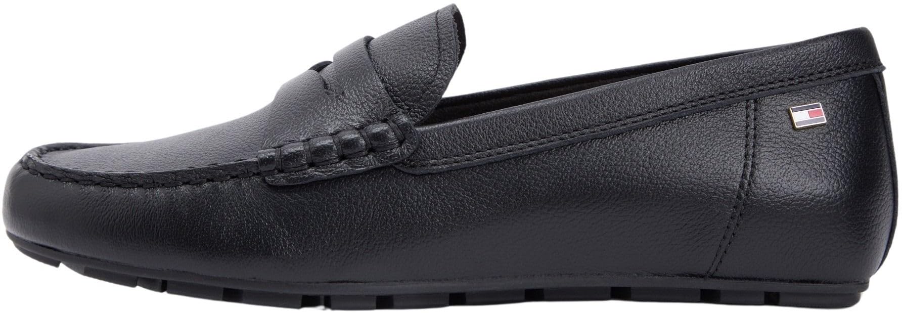 Tommy Hilfiger Damen Flag Leather Driver Loafer Fw0fw09350 Fahrerschuhe