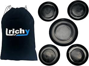 5th Wheel Hitch Bed Plug Rubber Cover Kit with Storage Bag for 2011-2025 Ford F250/F350/F450/F550, Puck System Gooseneck Trim Ring Covers for Truck with 5th Wheel(Functional Prototype Sample)