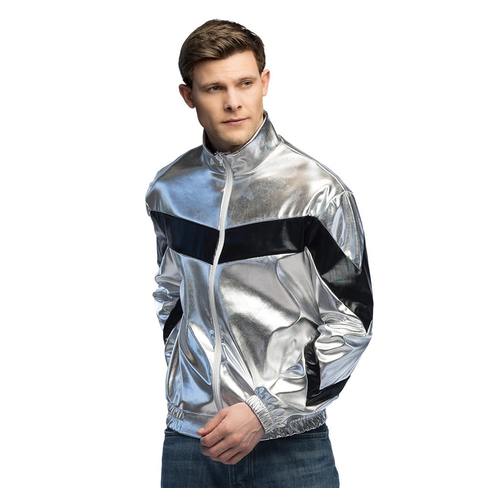 Boland Jacke Silber Cosmic Metallic Silver Jacket, M-L