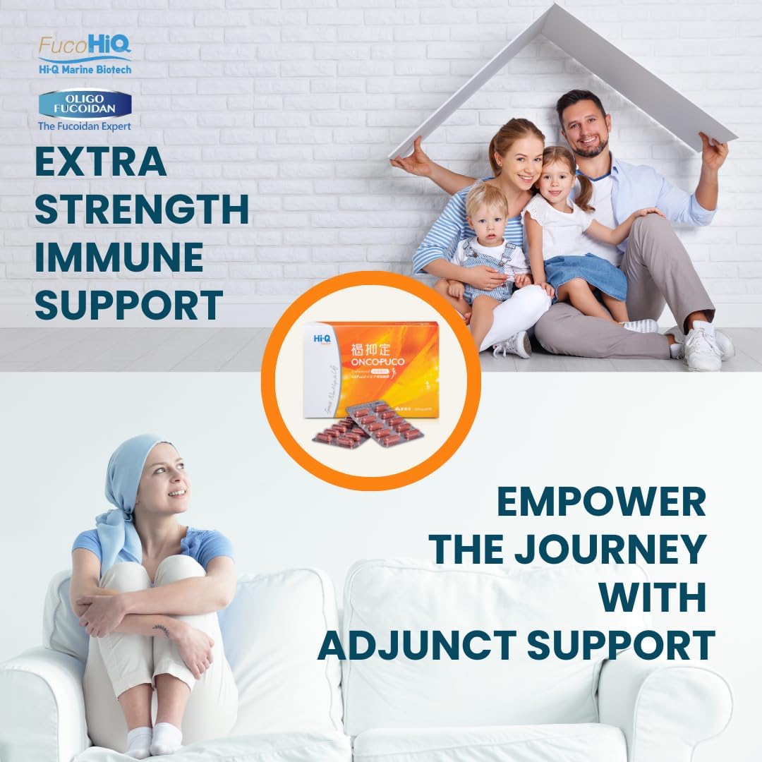 Oligo Fucoidan Capsules ONCOFUCO, Doctor Recommend, Extra Strength Immune and Adjunct Support Supplement, Seaweed Extract, High Purity, Vegetarian, Halal Certified, 1 Pack, 60 Veggie Capsules - Image 3