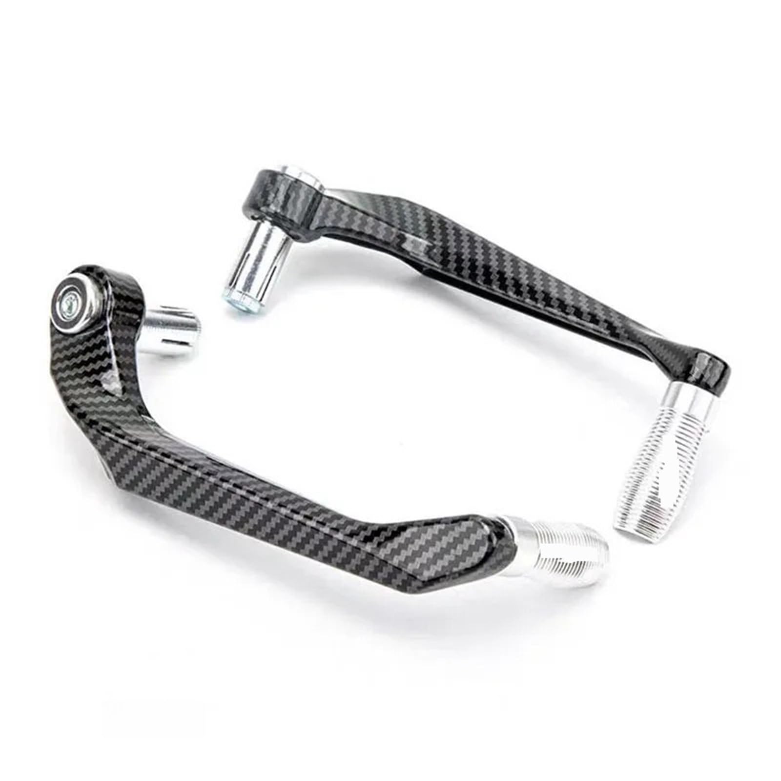 Plyhndrc Silver Motorcycle Handguards Clutch Lever Hand Guard Prot For Yzf-R1 R1 Yzf1000