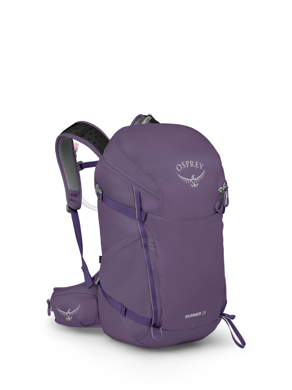 Osprey Women's Skimmer 28 Litre Hiking Hydration Pack with 2.5L Reservoir, Purpurite Purple