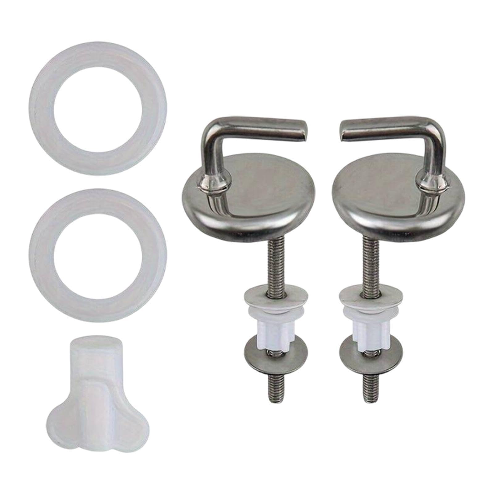 Toilet Seat Lid Hinges Sturdy Mounting Fixed Joint for Bathrooms Home-image-3