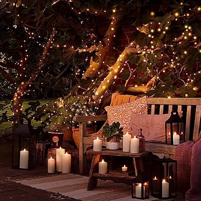 500 LED String Lights Indoor Outdoor Green Wire, Fairy Lights Warm White Christmas Lights for Classroom, 170 FT One Long Strand Fairy Classroom Light Plug in for Home Wedding Tree Yard Patio Decor