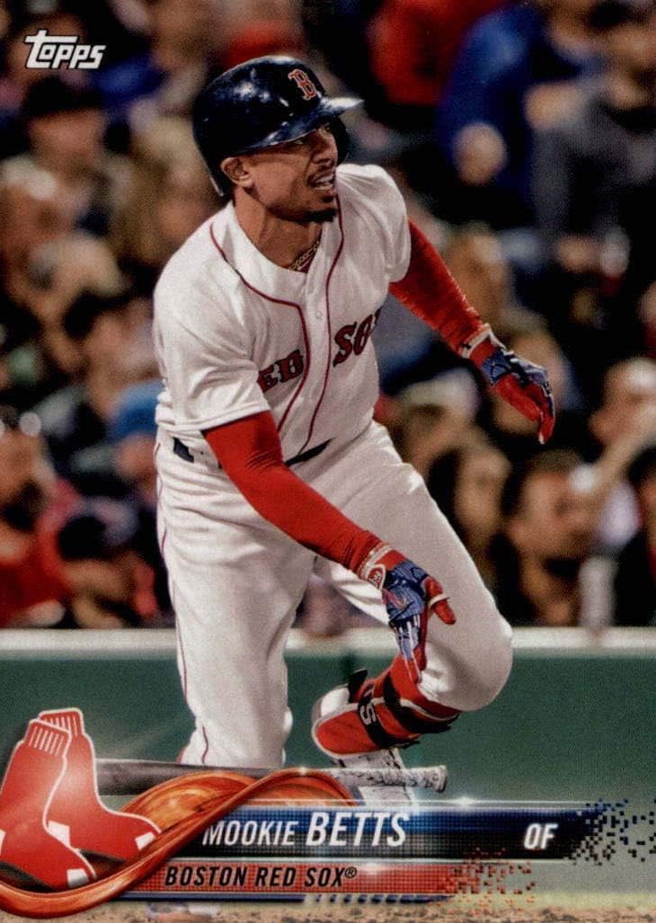 Boston Red Sox 2018 Topps Complete Mint Hand Collated 21 Card Team Set with Dustin Pedroia, Andrew Benintendi, Mookie Betts and Rafael Devers Rookie Plus World Series Champions
