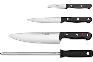Wüsthof Classic 4-Piece Chef's Knife Set | Precision Knives for Culinary Excellence