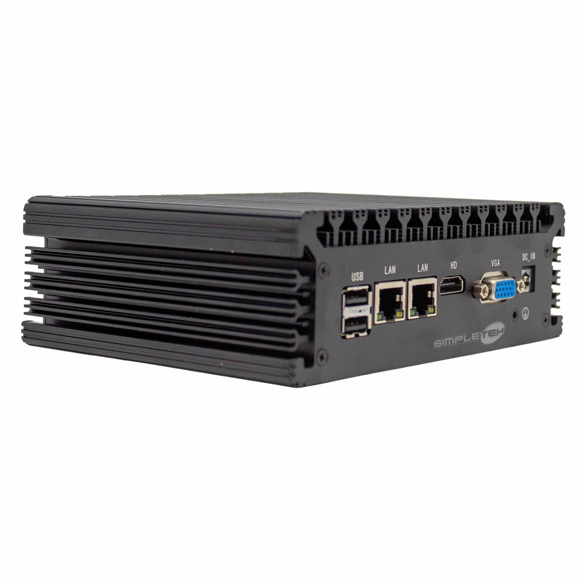 SIMPLETEK - Mini PC Fanless CPU i3-7100U - 8GB 120GB - W11 Pro - Rugged