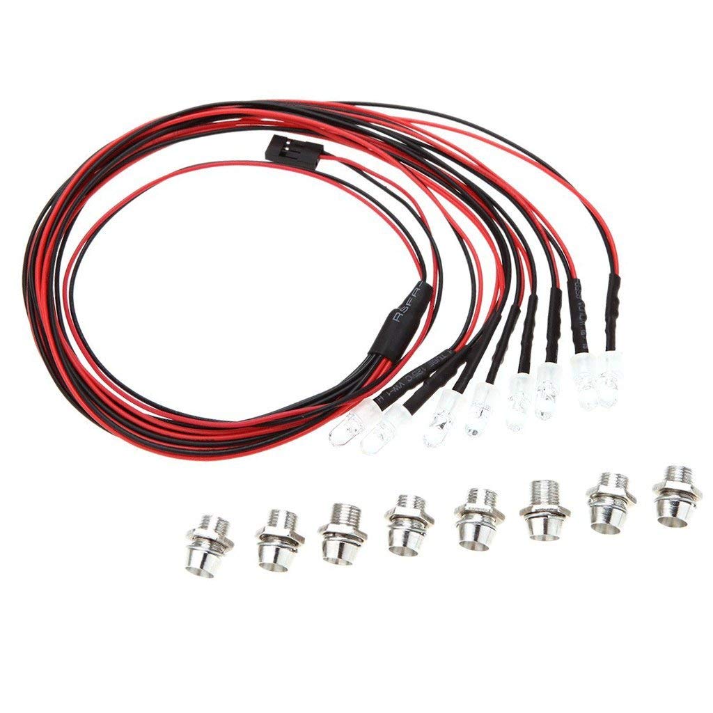 ラジコン　LEDライト　ケース付き Amazon.co.jp: RCLIOLN 1/10 RCカーエンジェルアイズ 22mm LED