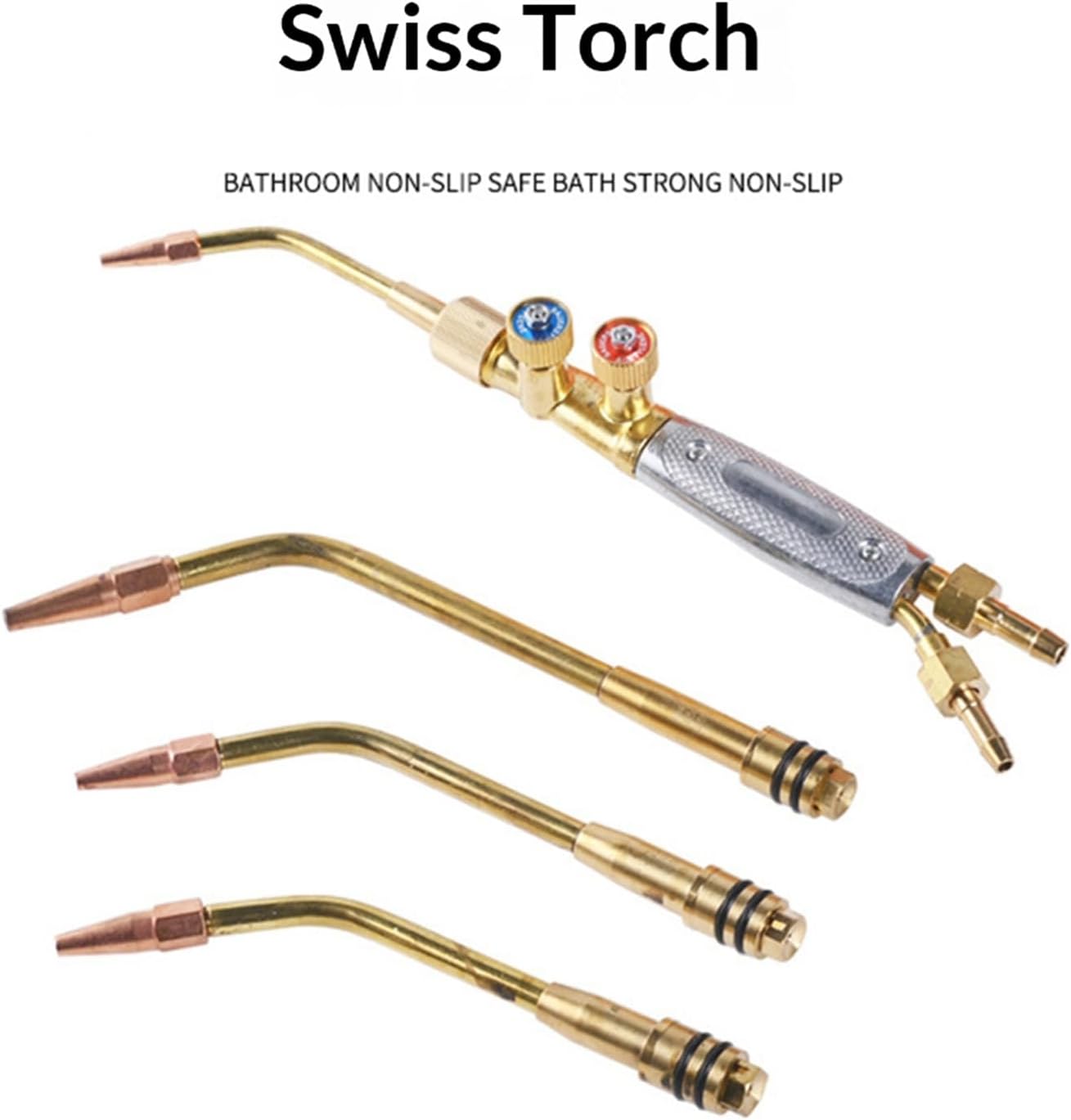 Heavy Duty Industrial Cutting Torch Set Includes Brazing Tip Check Valves Demanding Applications Oxy Acetylene Accessories Welding Oil Acetylene Accessories Welding