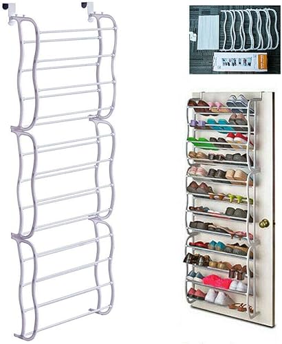 Fancy Buying Étagère à chaussures à suspendre au-dessus de la porte – 36 paires 