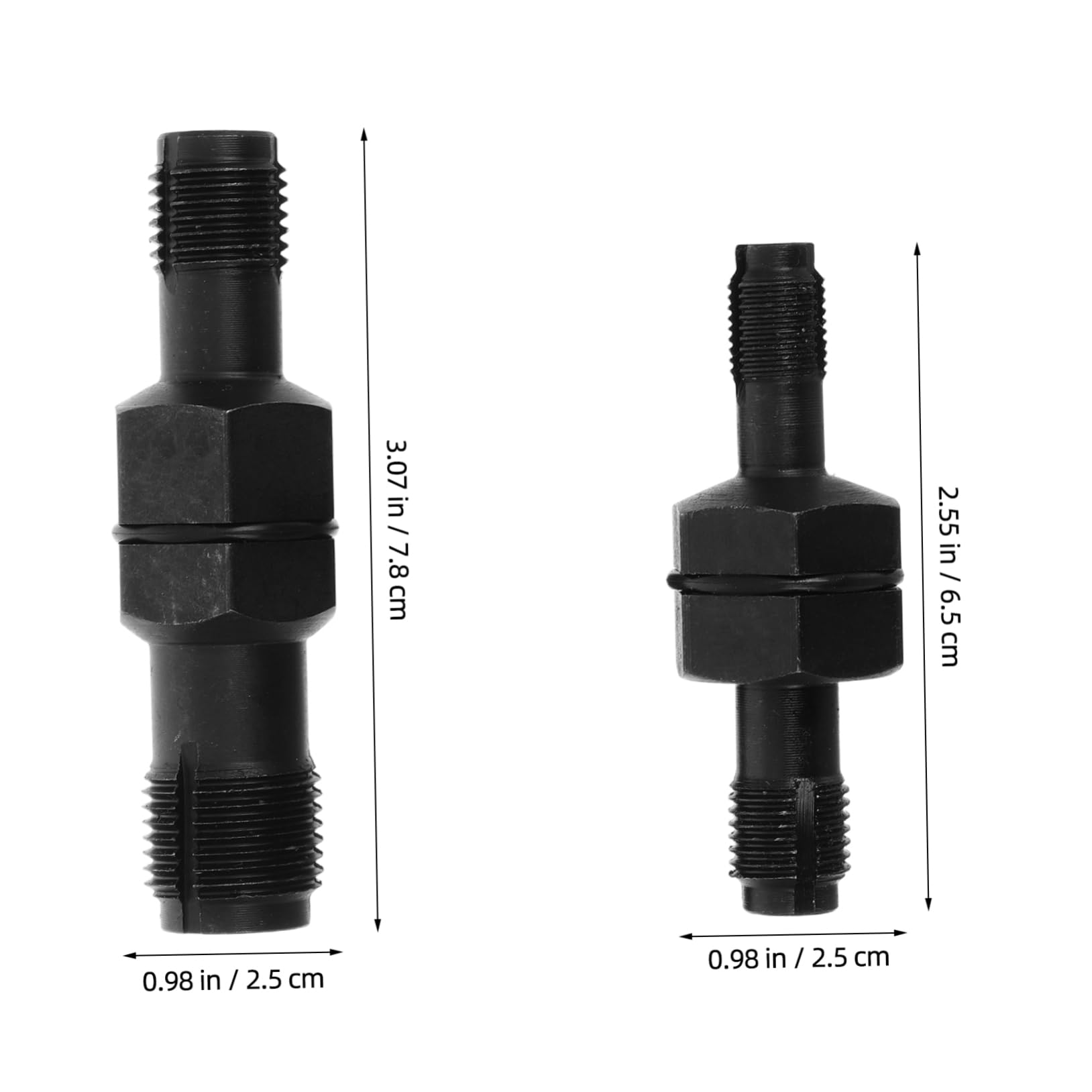 Holibanna 2Pcs Spark Plug Thread Repair Tool Set Dual Ended Rethreader Tap Wrench for Efficient Engine Maintenance Compatible with Various Car Models