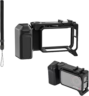 Xplorer Grip Pack for DJI Osmo Action 5 Pro/4/3 with Cold Clog Interface Lightweight Quick Release Slide Handle with Strap for Action Cameras Accessories